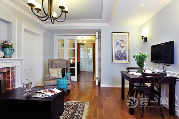 80平美式三居室装修效果图 80平美式三居室装修效果图