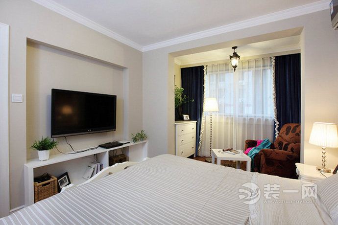 80平美式三居室装修效果图 80平美式三居室装修效果图